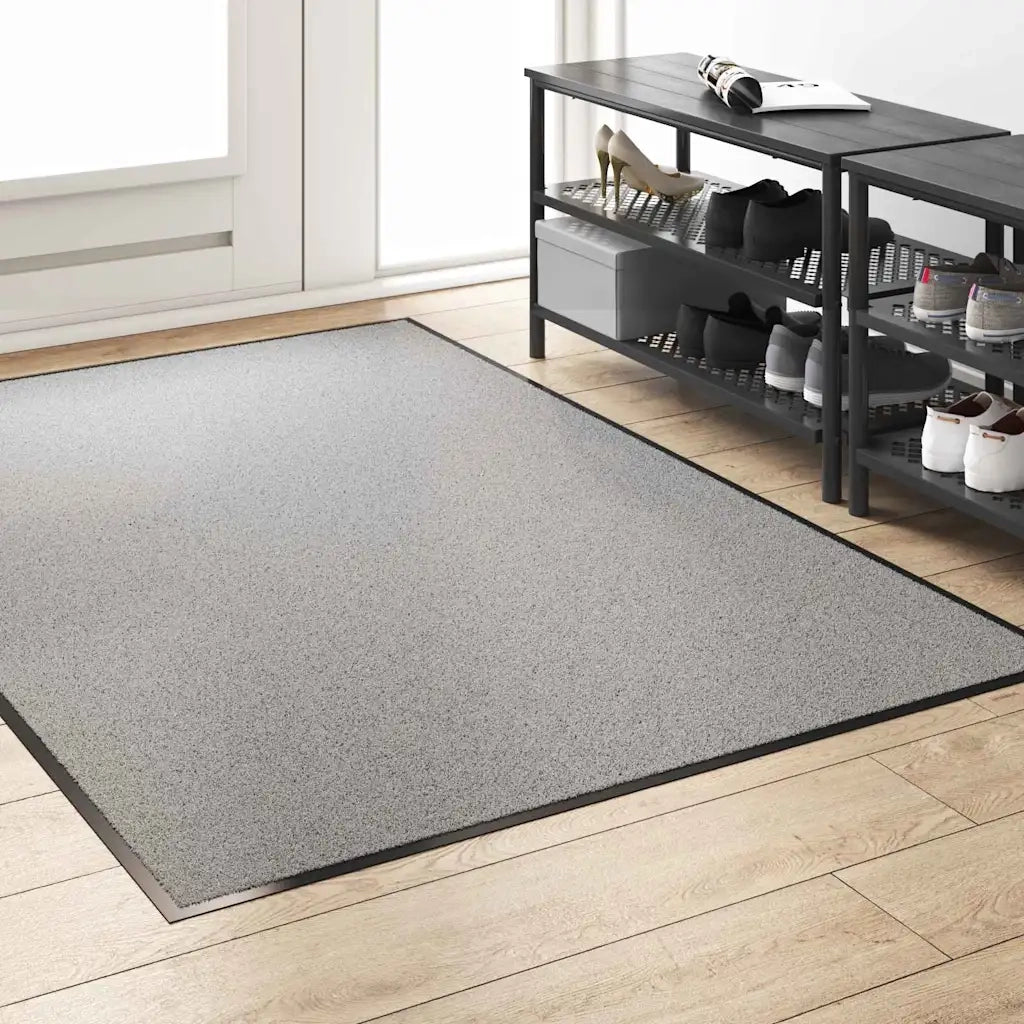 Tappetino Grigio e Nero 120 x 180 cm 100% Poliammide 4100773
