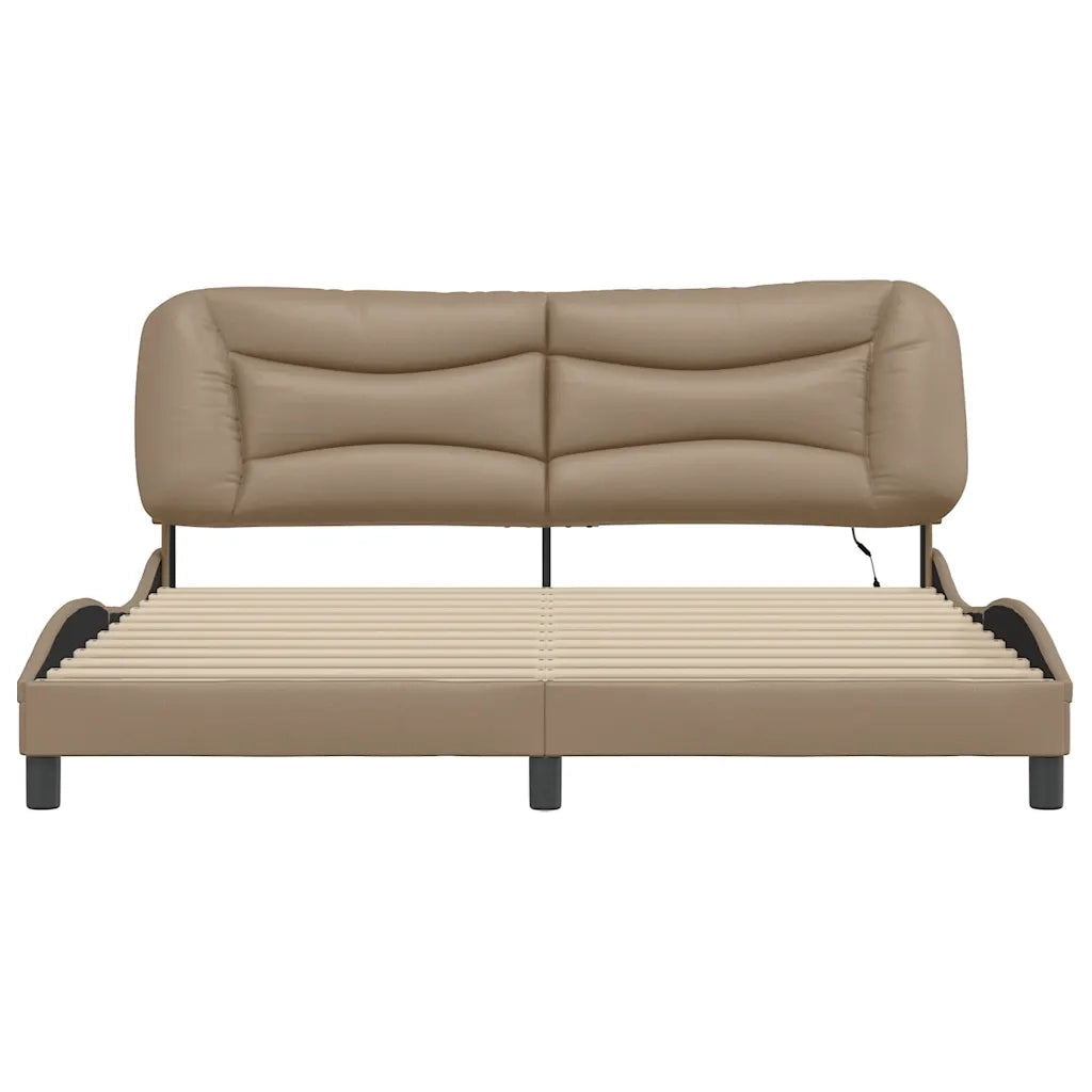 Giroletto con LED senza Materasso Hvar Cappuccino 180x200 cm 3213952