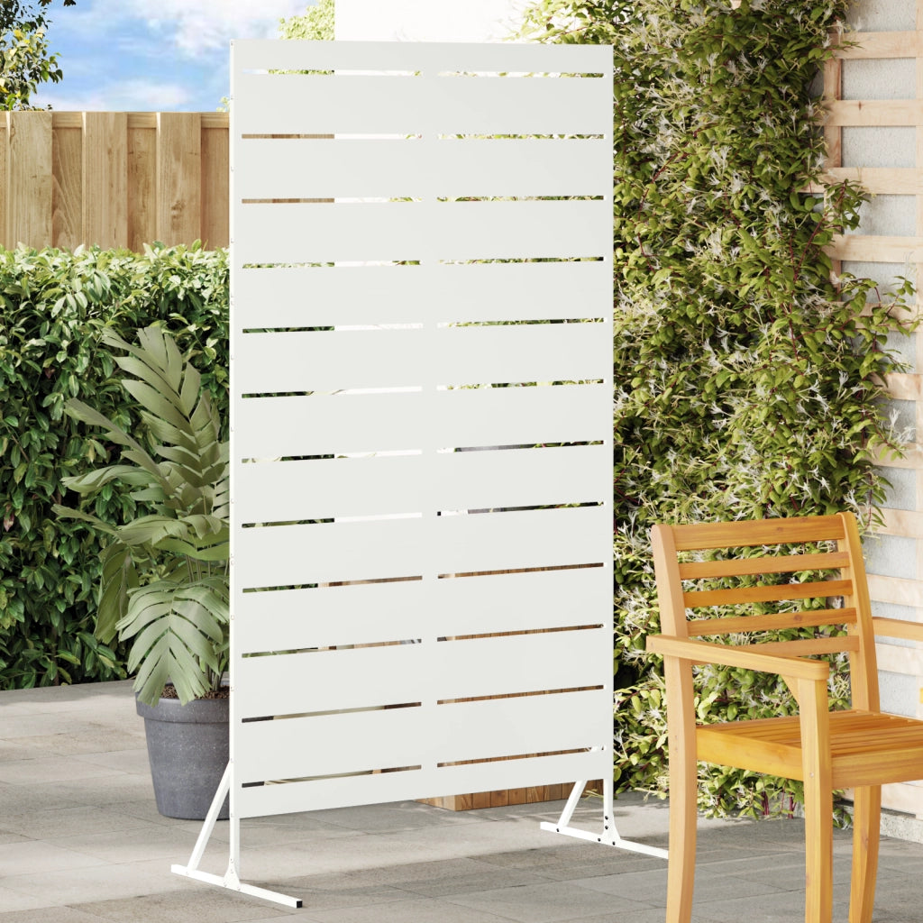 Pannello di Recinzione in Metallo Bianco Metallo Standard