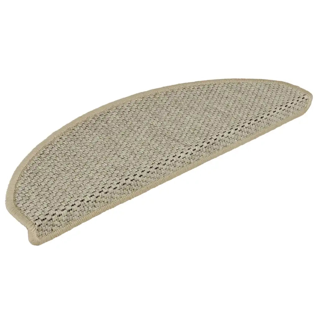 Tappeti Adesivi Scale Aspetto Sisal 30pz 65x21x4cm Verde Chiaro