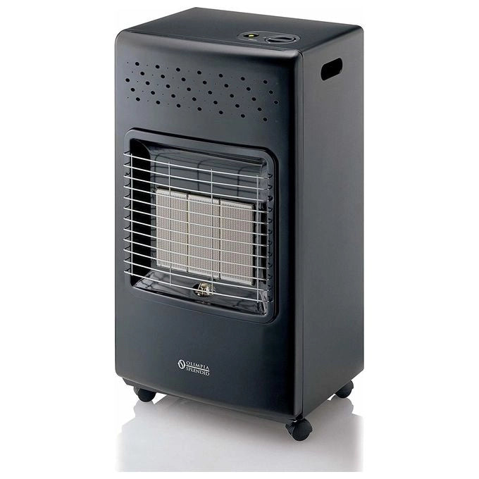 Olimpia Splendid 99387 Stovy Infra Stufa a Gas Infrarossi 4200 W 3 Livelli di Potenza Vano Bombola 15 Kg Portatile colore Nero