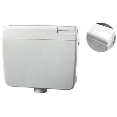 CASSETTA DI SCARICO ZAINO DIANFLEX ZETA 3 CON TASTO STOP- Bianca - 9lt- CR- pezzi 1