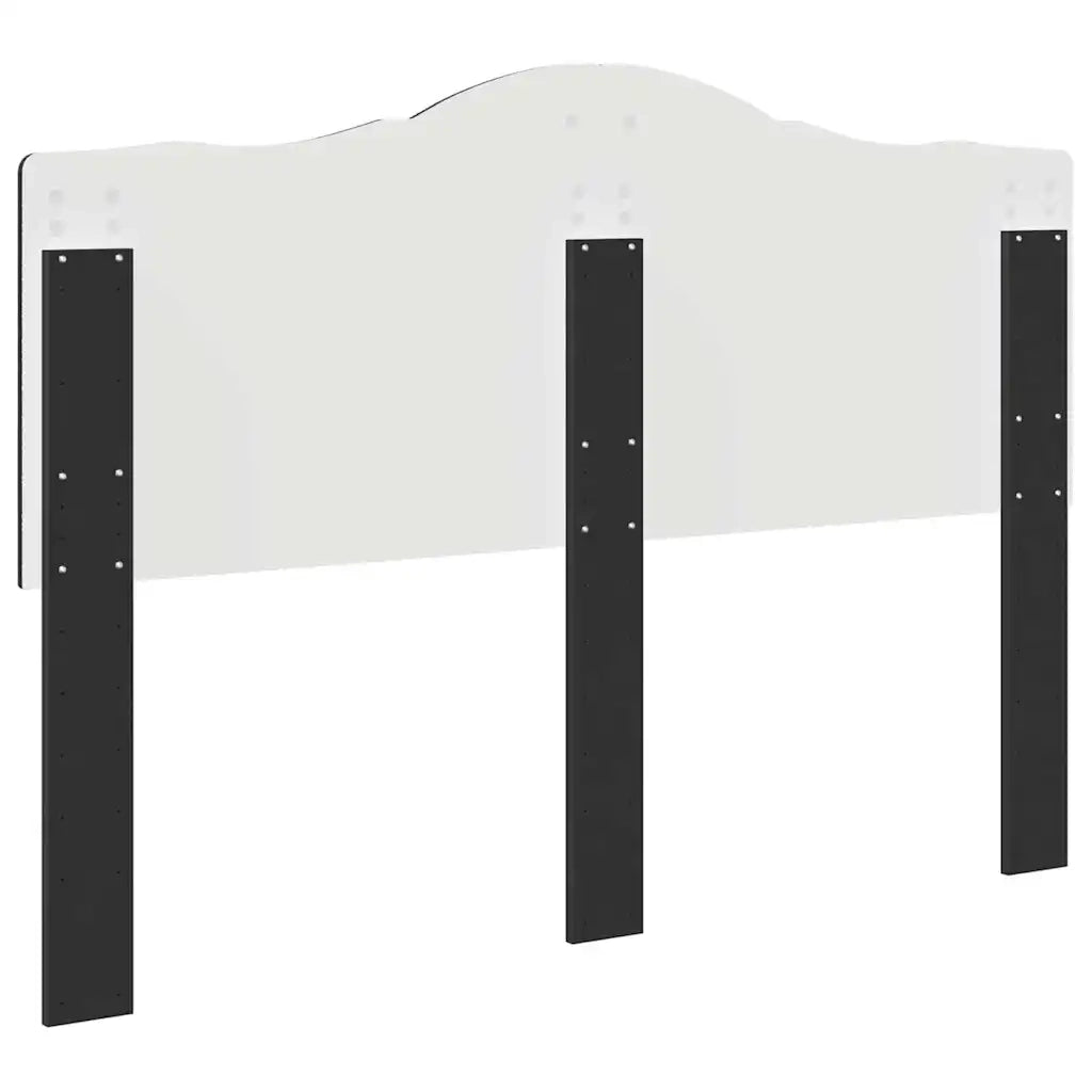 Testiera-Testata-Testiera Decorativa Rovere Nero 160 cm Legno multistrato 796134