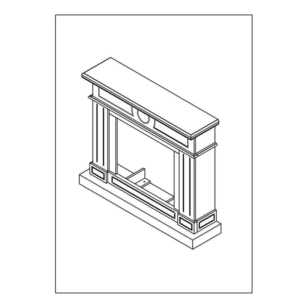 Mpc Cornice Camino Lipari Bianco Bianco Crema Cornice Caminetti Lipari Bianco Crema Design Lineare Senza Tempo Adatta Per Tutti Gli Ambienti