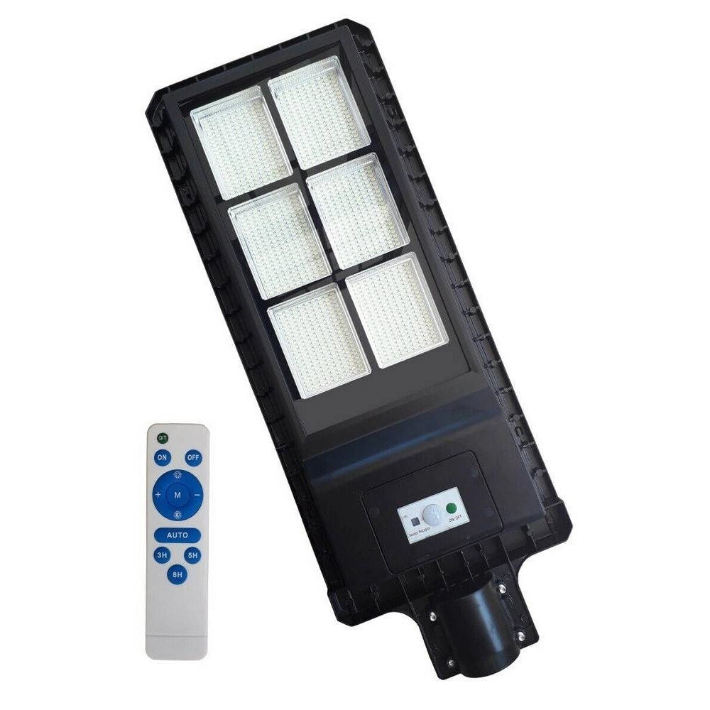 Trade Shop - Lampione Stradale Faro A Led 180w Con Pannello Solare Telecomando Fb-99180 -