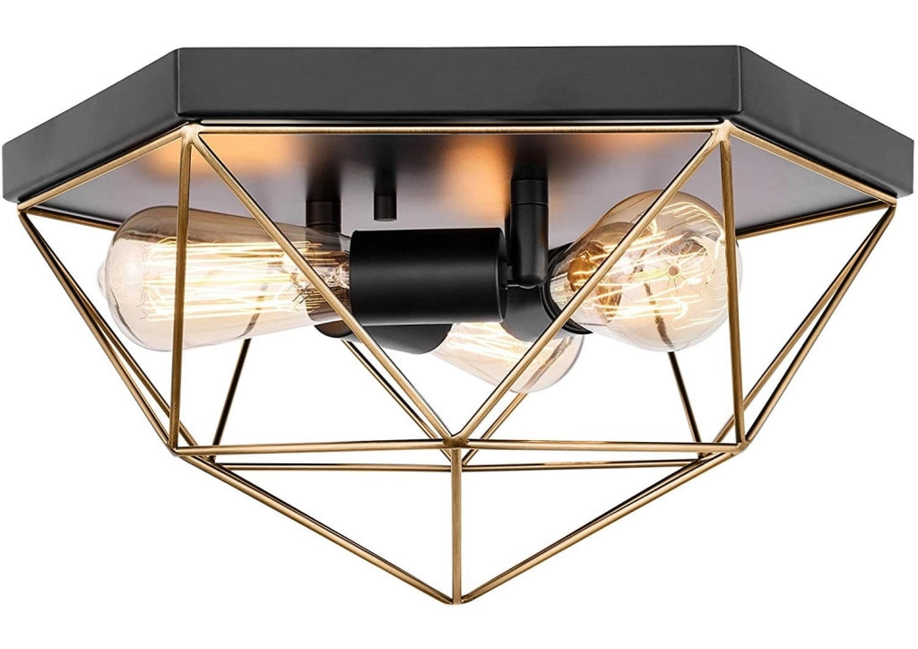 Plafoniera Da Soffitto Black Gold APP1094-3C