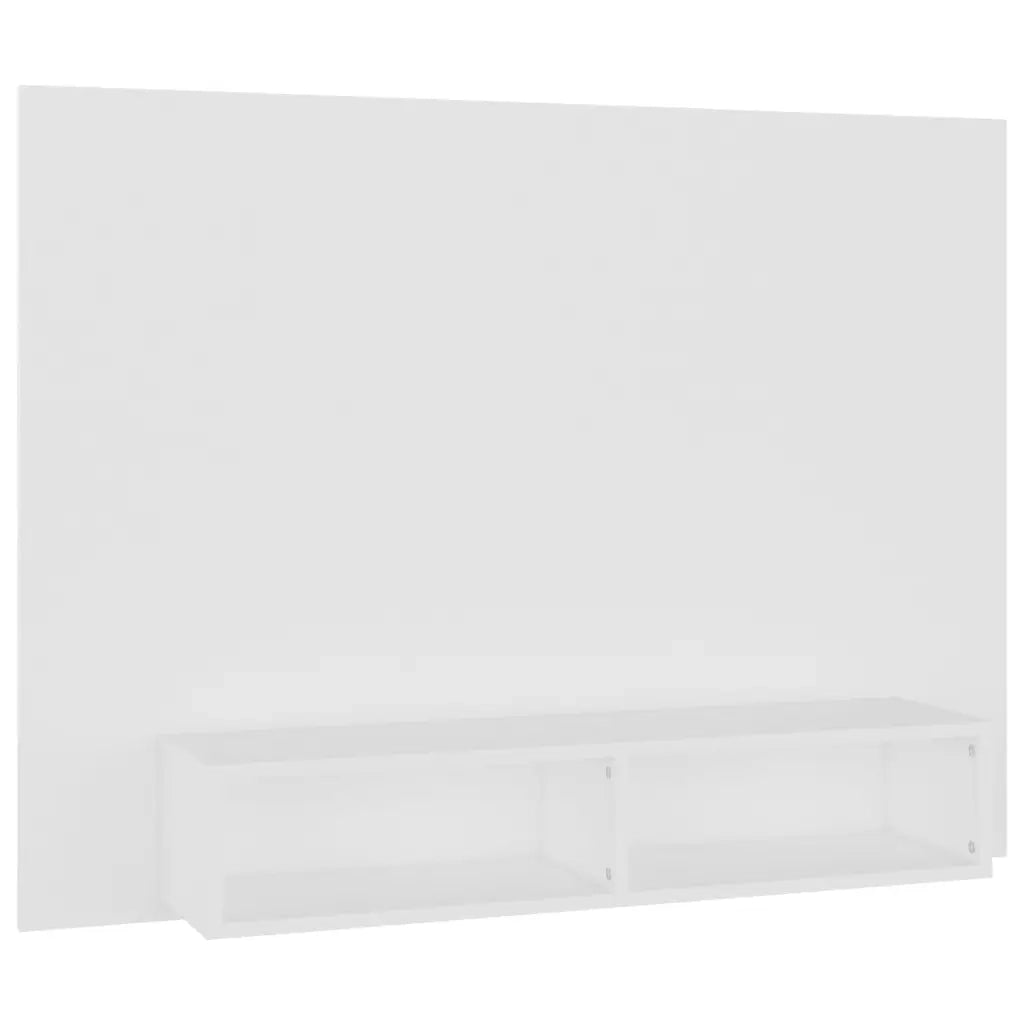 Mobile TV a Muro Bianco 120x23,5x90 cm in Truciolato cod mxl 14153