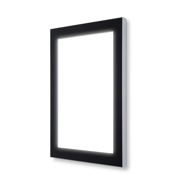 Bacheca per Esterno Portaposter Nera Retroilluminata LED - 70 x 100
