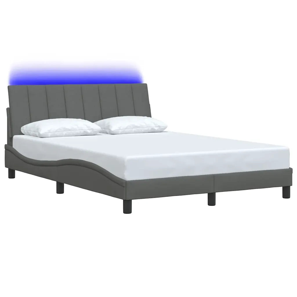 Giroletto senza Materasso Hanko Grigio Scuro 120x200 cm Tessuto