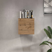 WHOUS Pensile a cubo Chronos con 1 anta rovere 50x35x50 cm