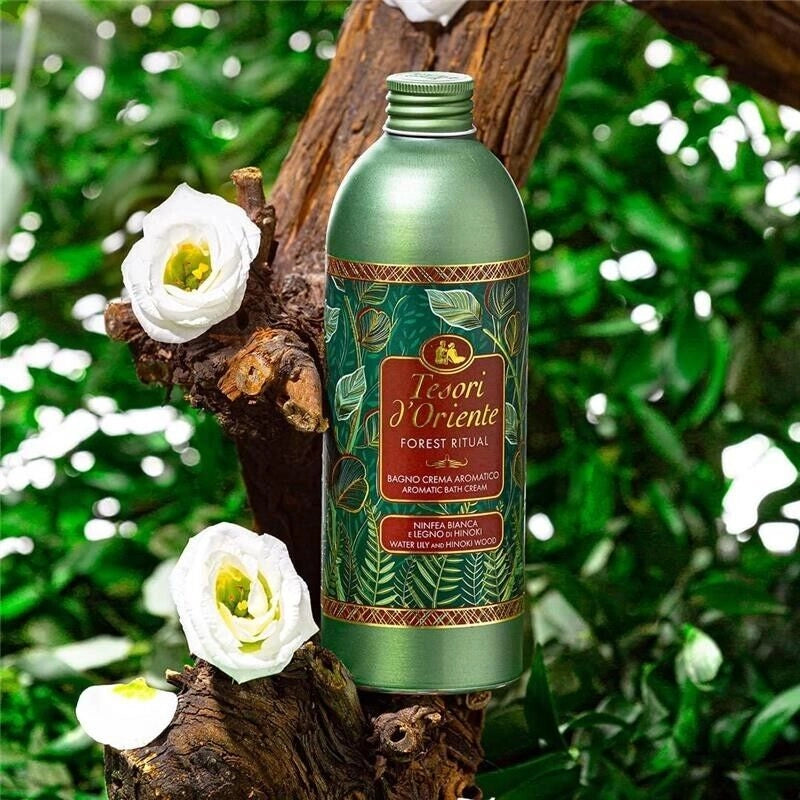 TESORI D'ORIENTE FOREST THERAPY BAGNO CREMA AROMATICO NINFEA BIANCA 500 ML