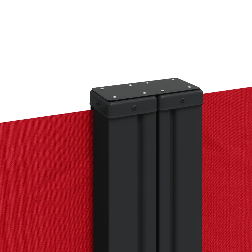 Tenda da Sole Laterale Retrattile Rossa 220x1200 cm 4004867