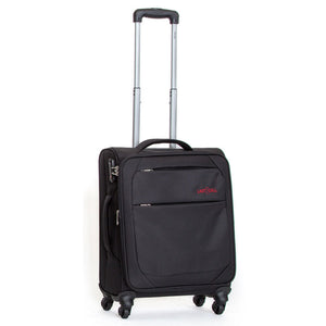 Trolley Valigia Morbida Bagaglio a Mano in Poliestere 4 Ruote Ravizzoni Matisse Nero