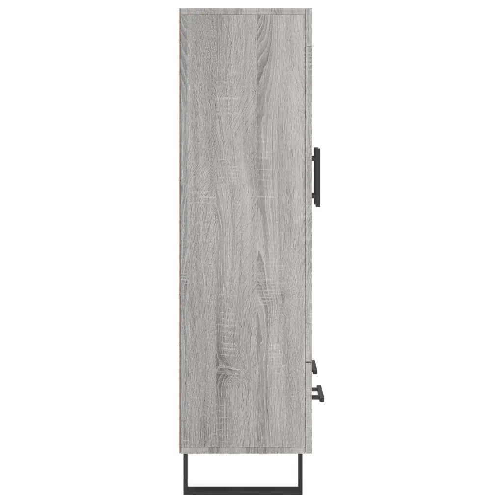 vidaXL Credenza Grigio Sonoma 69,5x31x115 cm in Legno Multistrato