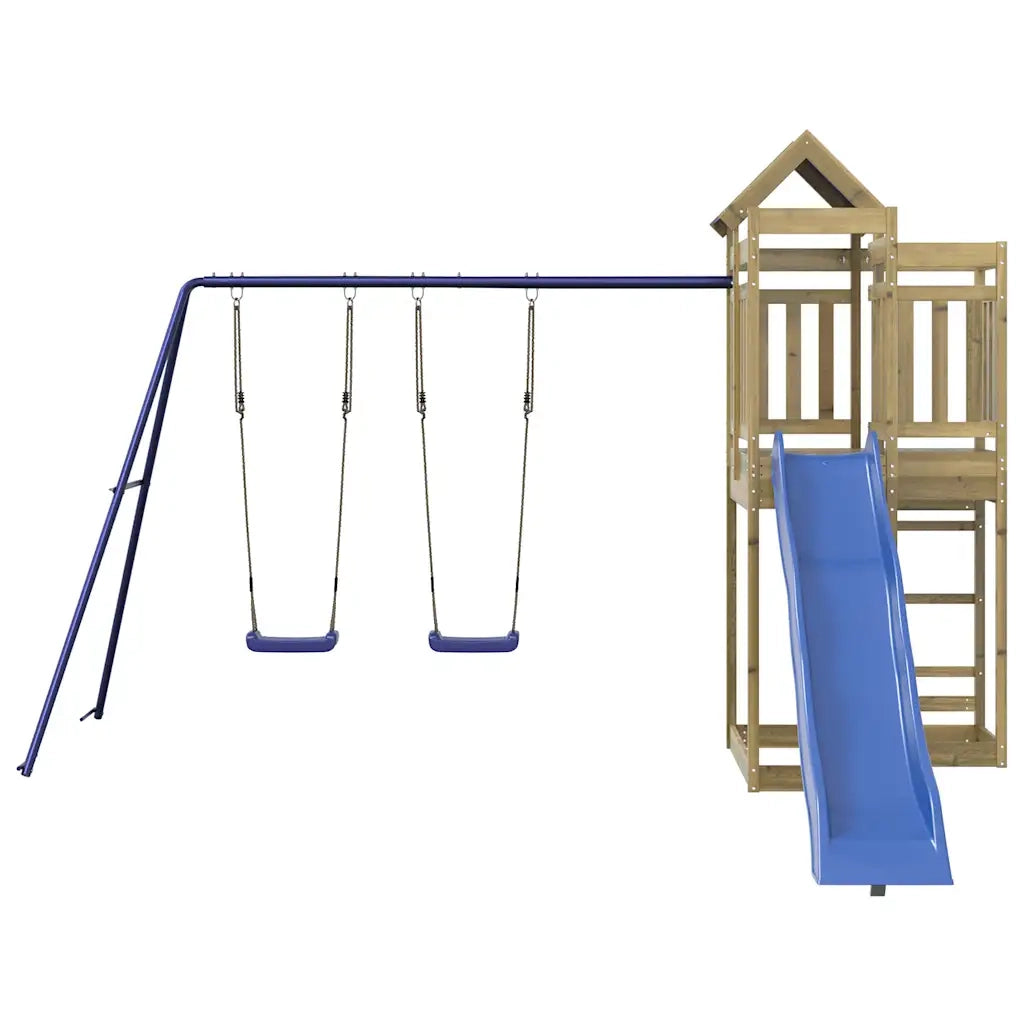 Set da Gioco da Esterno in Legno di Pino Impregnato 3279003