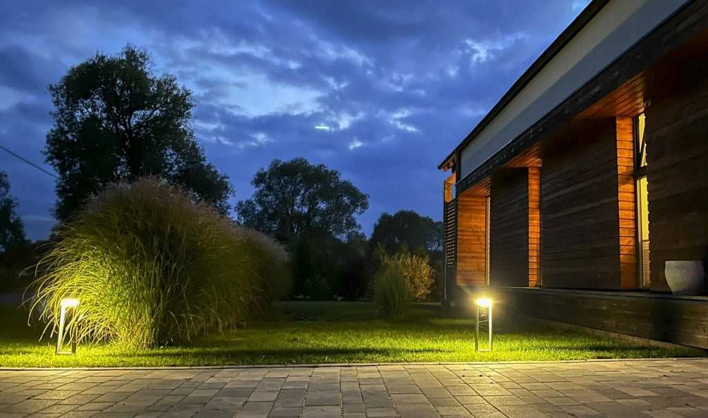 Paletto giardino 80cm LED 7W CCT grigio IP54 SU-MA