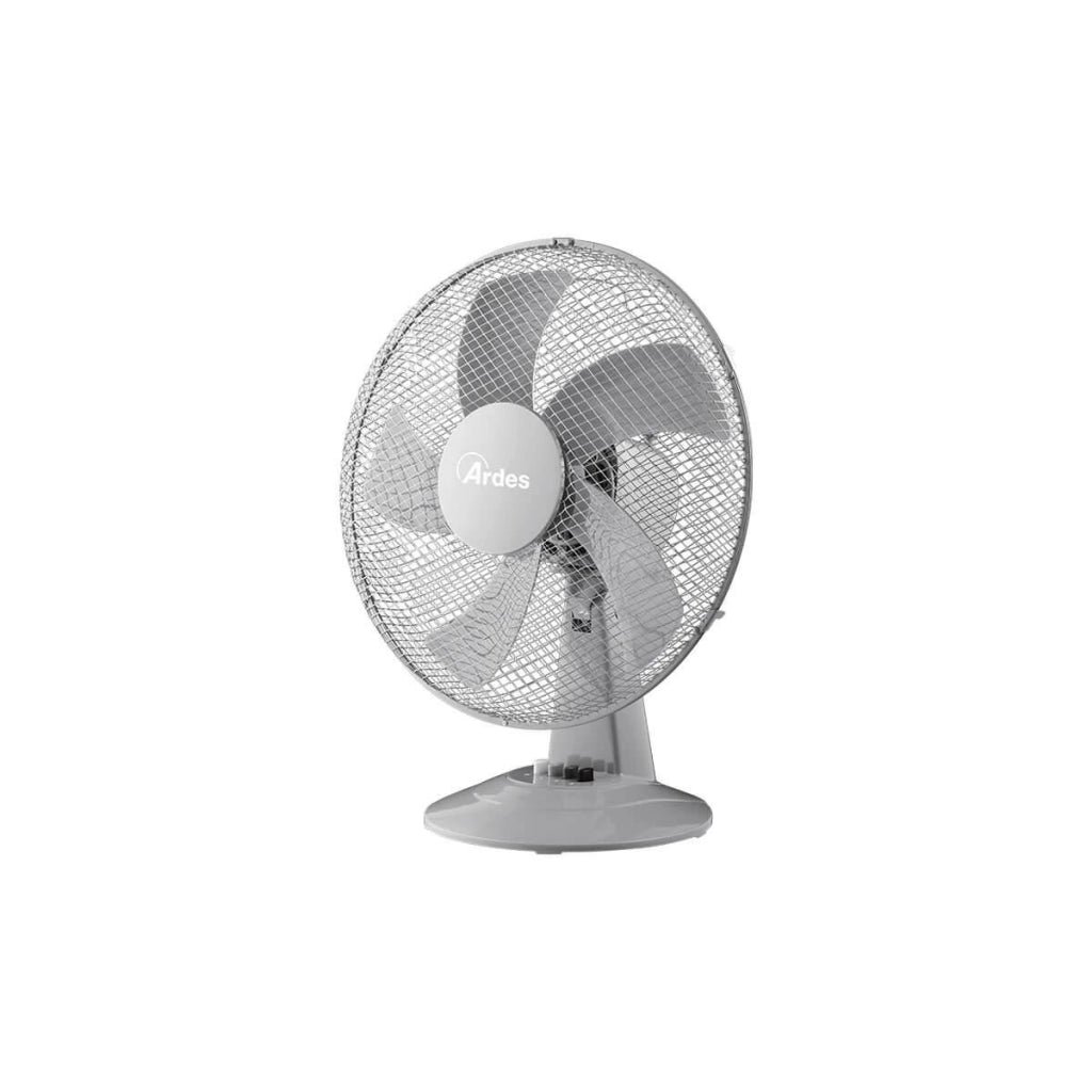 Ardes Ventilatore da Tavolo 40cm Steelo40 3 Velocita' Grigio per una Rinfrescata Efficace in Ogni Stanza