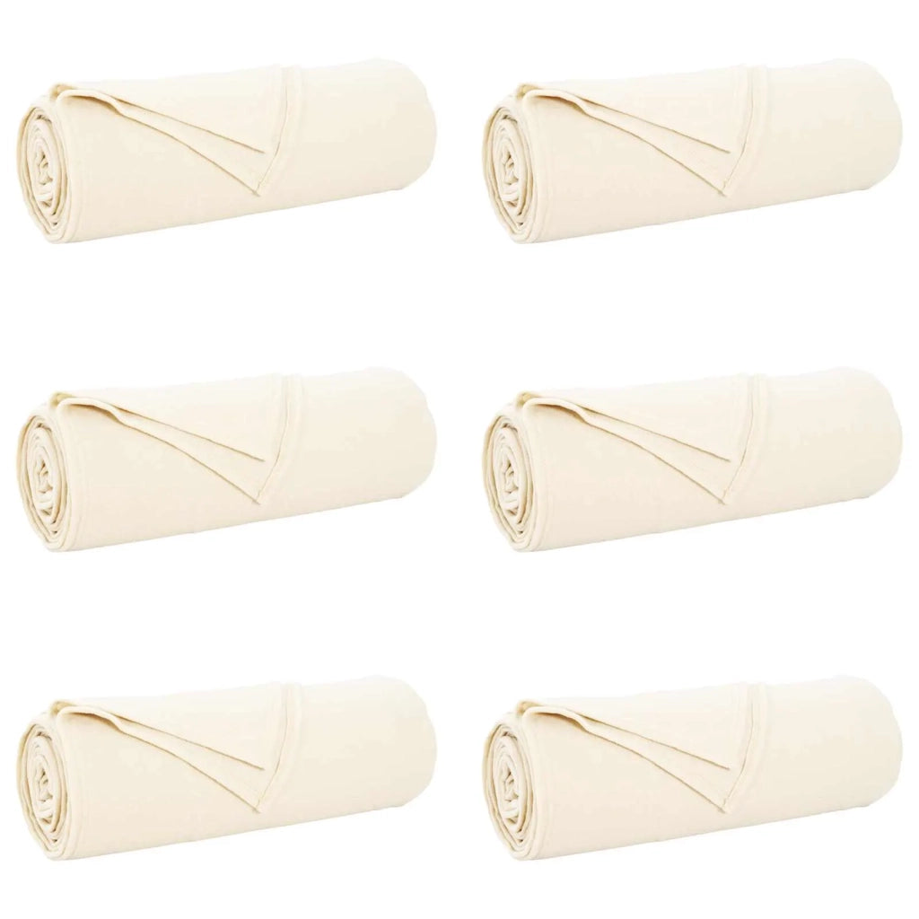 Coperte da Pile 6 pcs Crema 350 x 270 cm Panno 42017139