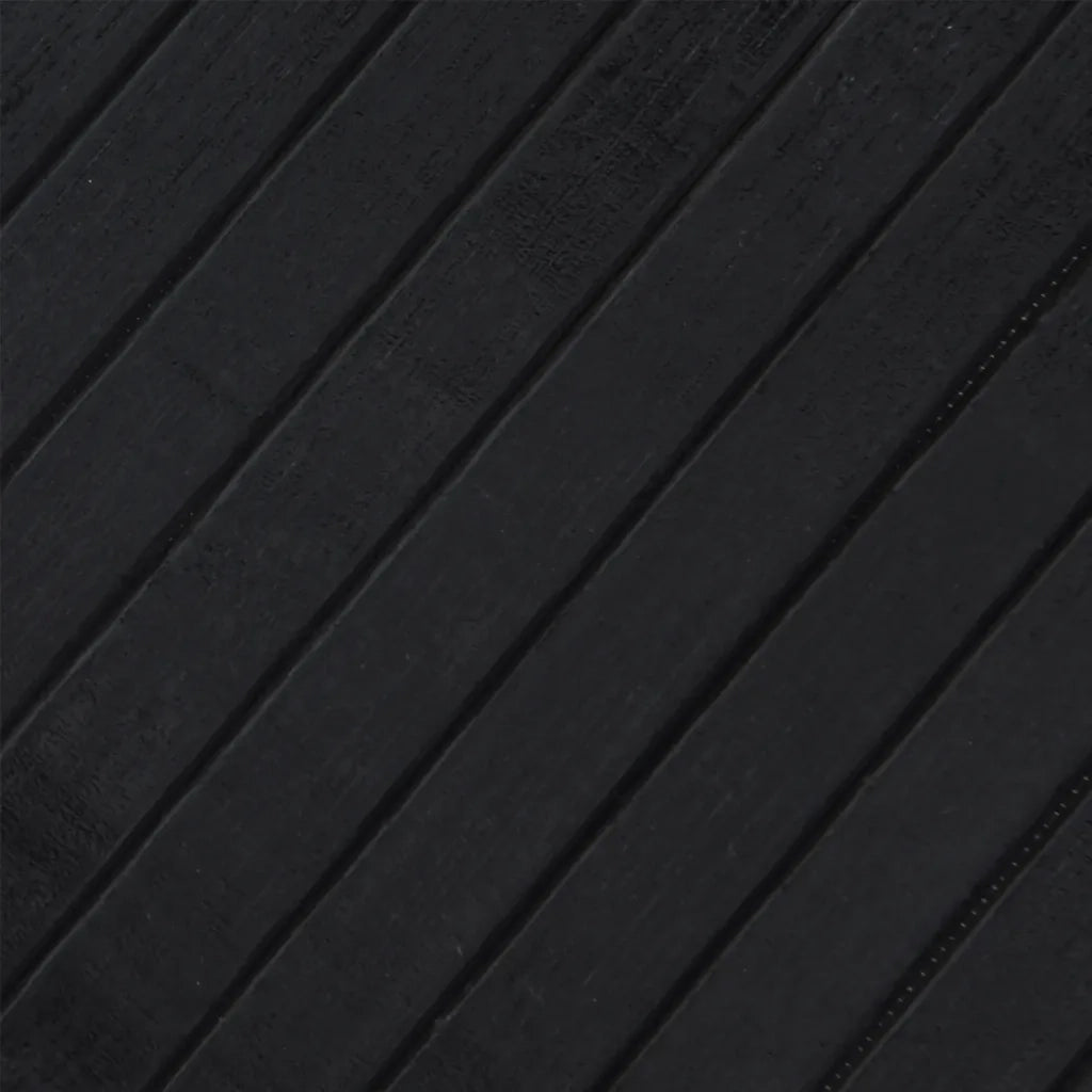 vidaXL Tappeto Rettangolare Nero 70x200 cm in Bambù