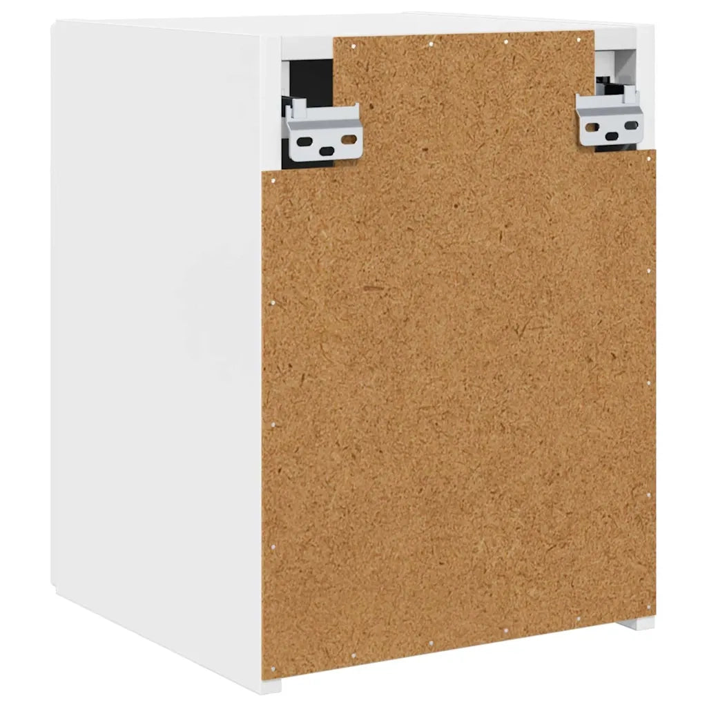 Mobile TV da parete Bianco Lucido 30 x 31 x 40 cm 892257