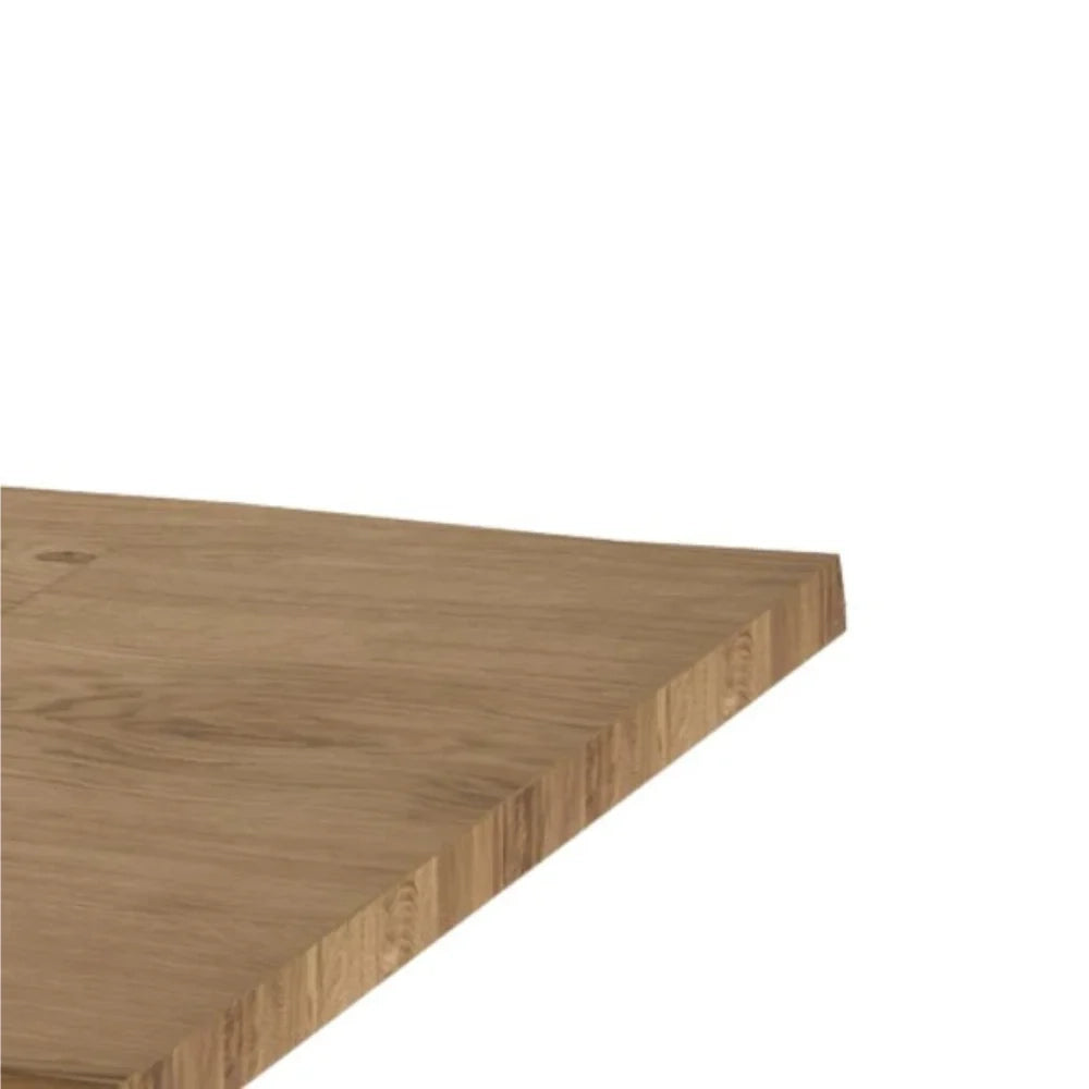 Tavolo da pranzo allungabile in legno impiallacciato rovere naturale Timber 200-300x100 cm fino a 12 posti Made in Italy | Duzzle