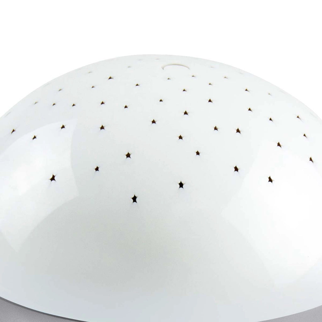 Luce notturna musicale per bambini modello BC-125GS con ninne nanne e rilevamento sonoro Bianco / Grigio Alecto