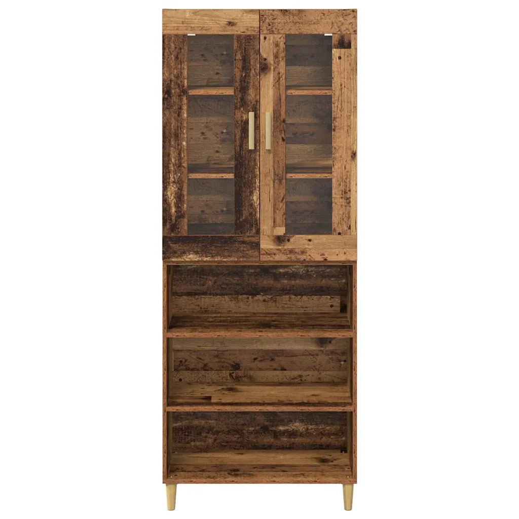 Credenza-Buffet-Armadio da cucina Legno vecchio 69,5 x 34 x 180 cm 669144