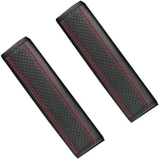 Set di Protezioni Cervicali per Auto - Schienali Comfortevoli - Guida Comoda - Barriera Molle - Set da 2 - Nero