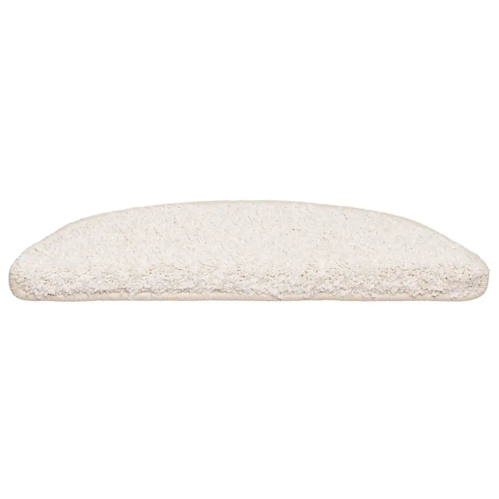 Tappetini per scale 20 pz 56x17x3 cm Bianco Semicircolari 3365843
