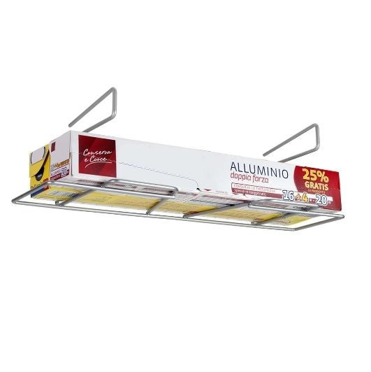 SOTTOPENSILE PER ALLUM/PELLICOLA WRAP ARGENTO MET
