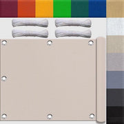 Tenda solare 2 x 3 m mini impermeabile - copertura esterna - protezione dal vento - colore taupe