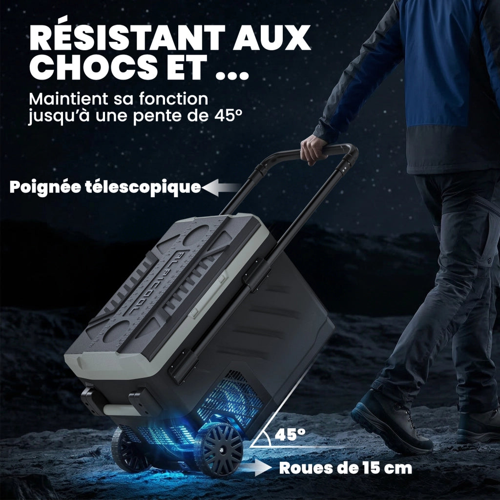 Frigorifero Portatile 40L a Doppia Zona ¨C Zephmum ¨C Nero