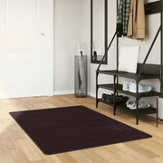 Runner Tappeto MARSA Antracite 80 x 100 cm Poliestere e PVC
