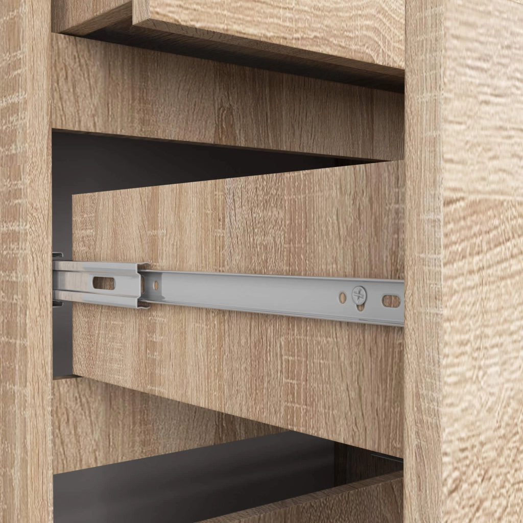 Libreria AKORD R60 Sonoma Quercia 60 cm 3 cassetti 60x35x180 cm