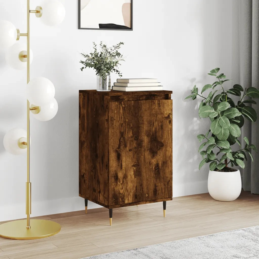 Credenza-Buffet-Armadio da cucina Rovere Fumo 40x35x70 cm in Legno Multistrato 964272
