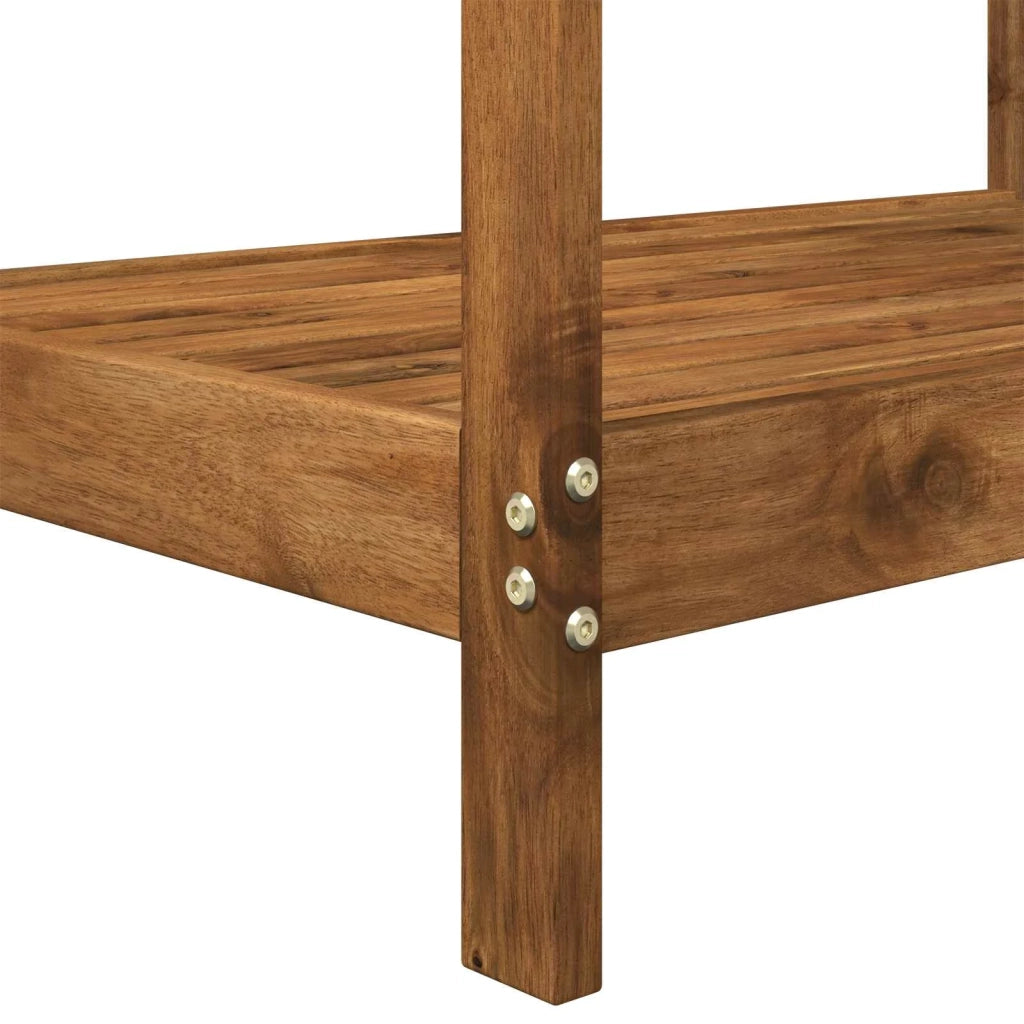 Banco da Giardinaggio Esterno 56,5 x 48,5 x 107 cm Naturale 903082