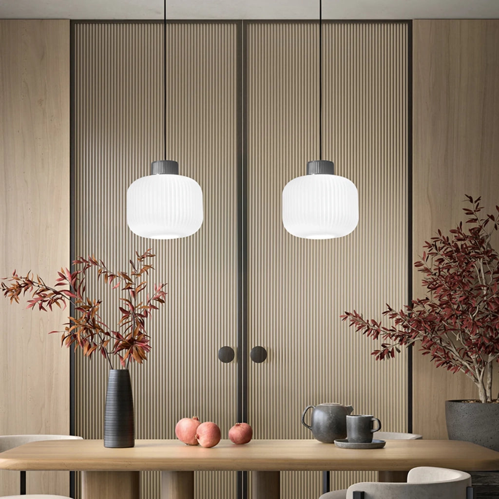 Sospensione Contemporanea Lucerna Metallo Ceramica Bianco 1 Luce E27 Ip20 D25