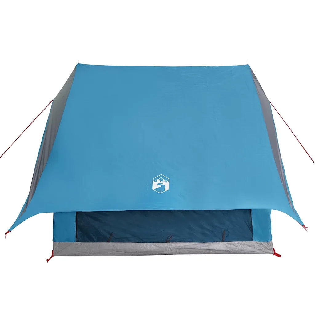 Tenda Familiare con tetto Blu e Grigio 220 x 220 x 184 cm 4100674