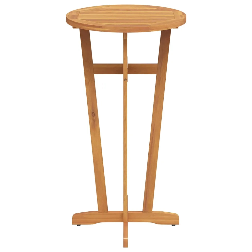 Tavolo da Bar da Giardino Ã˜60x105 cm Legno Massello di Acacia cod mxl 40918