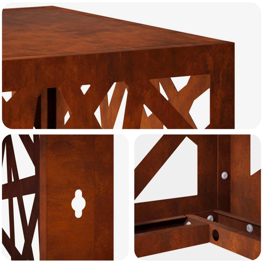 Copertura per condizionatore d'aria Ruggine 90 x 40 x 60 cm 8014156