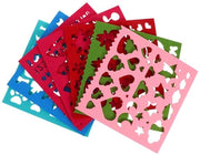 Set di Schemi 7 Pezzi - Schemi per Pizzo - Forme per Pizzo - Forme per Ricamo - Accessori per Fai da Te - Adatto per Abbigliamento e Cappelli - Kit per Ricamo