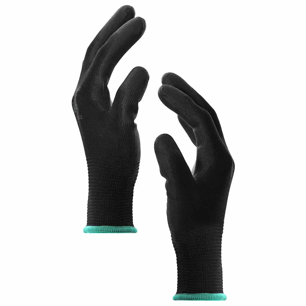 Guanti da Lavoro 24 pcs Nero 11 / XXL Poliestere