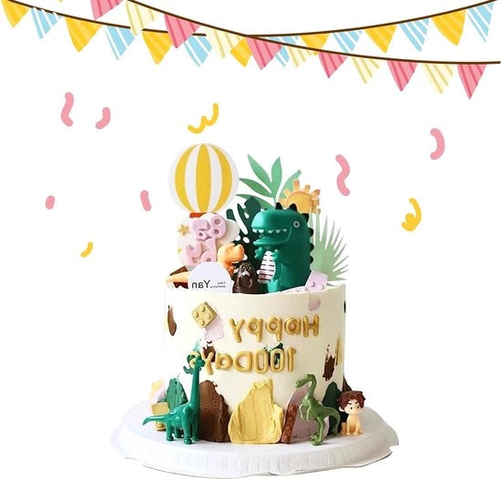 Decorazioni per torte 3D - Cupcake topping divertente per bambini - Accessori per compleanni e feste - Decorazioni per torte a tema cartoon - Decorazioni per cupcake