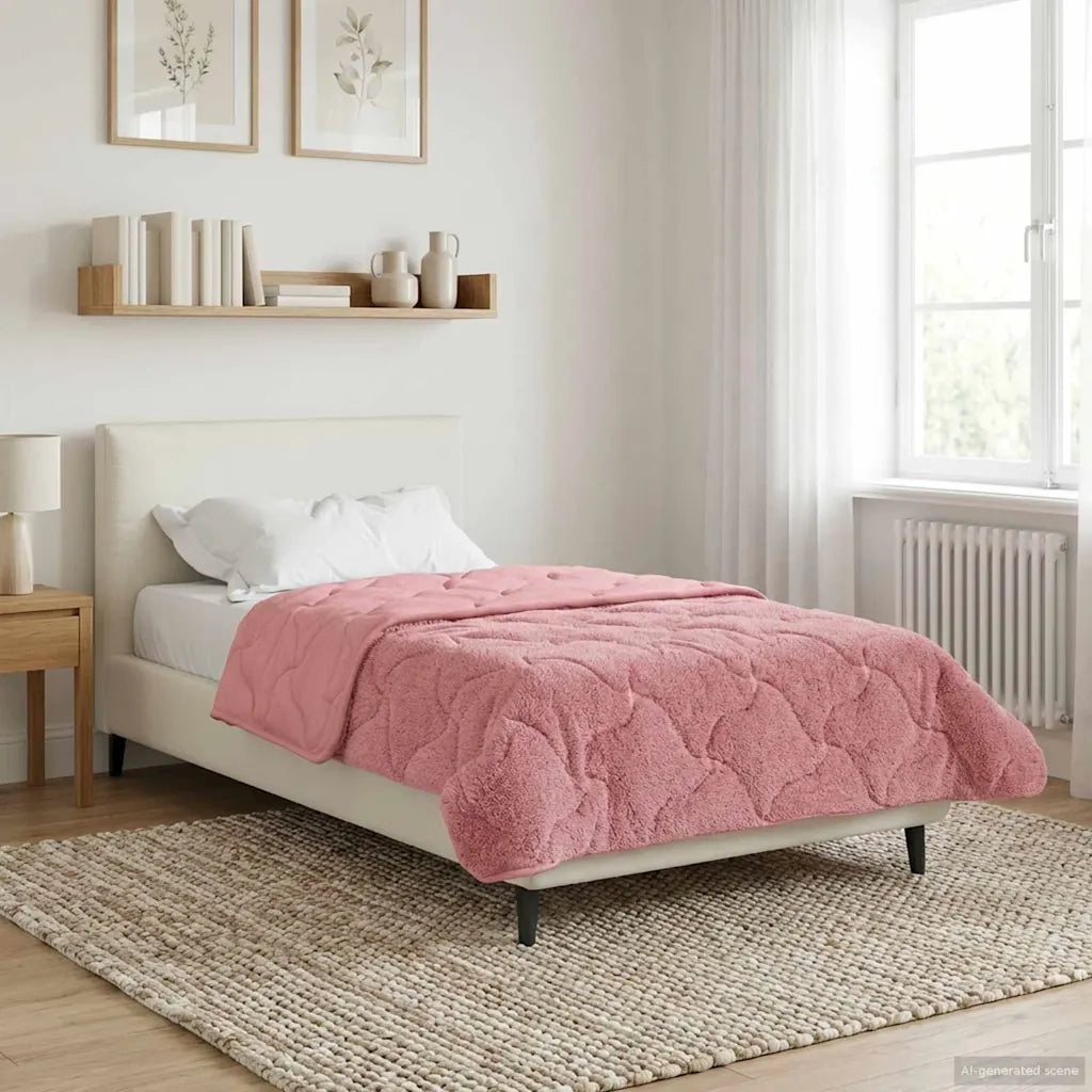 Piumone Completo Annuale Trapuntato Rosa 140 x 220 cm 42026271