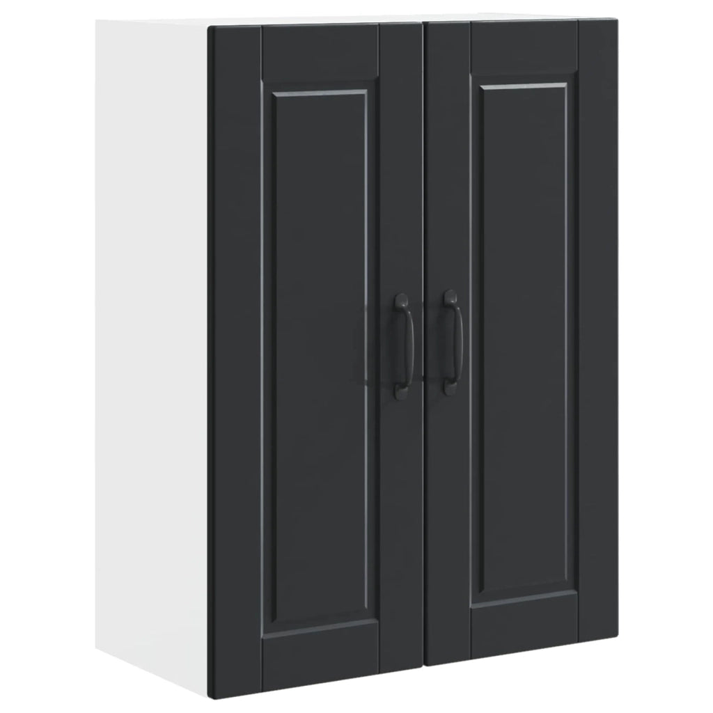 Armadietto a muro PORTO Nero 60 x 31 x 80 cm Legno multistrato
