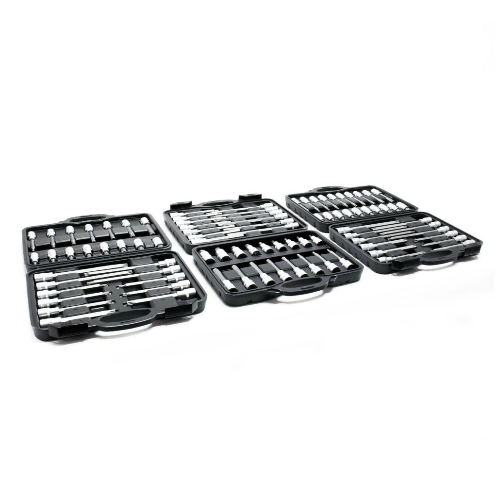 Set di chiavi a bussola chiave esagonale multi-dente chiave a brugola valigetta portautensili in acciaio 16_0002266