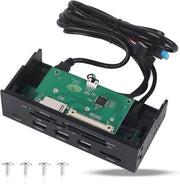 Pannello PC da 25 Pollici Lettore di Carte Interno Multifunzione Pannello di Controllo Tipo C USB 3.1 Supporto CF MD XD MMC TF M2 MS