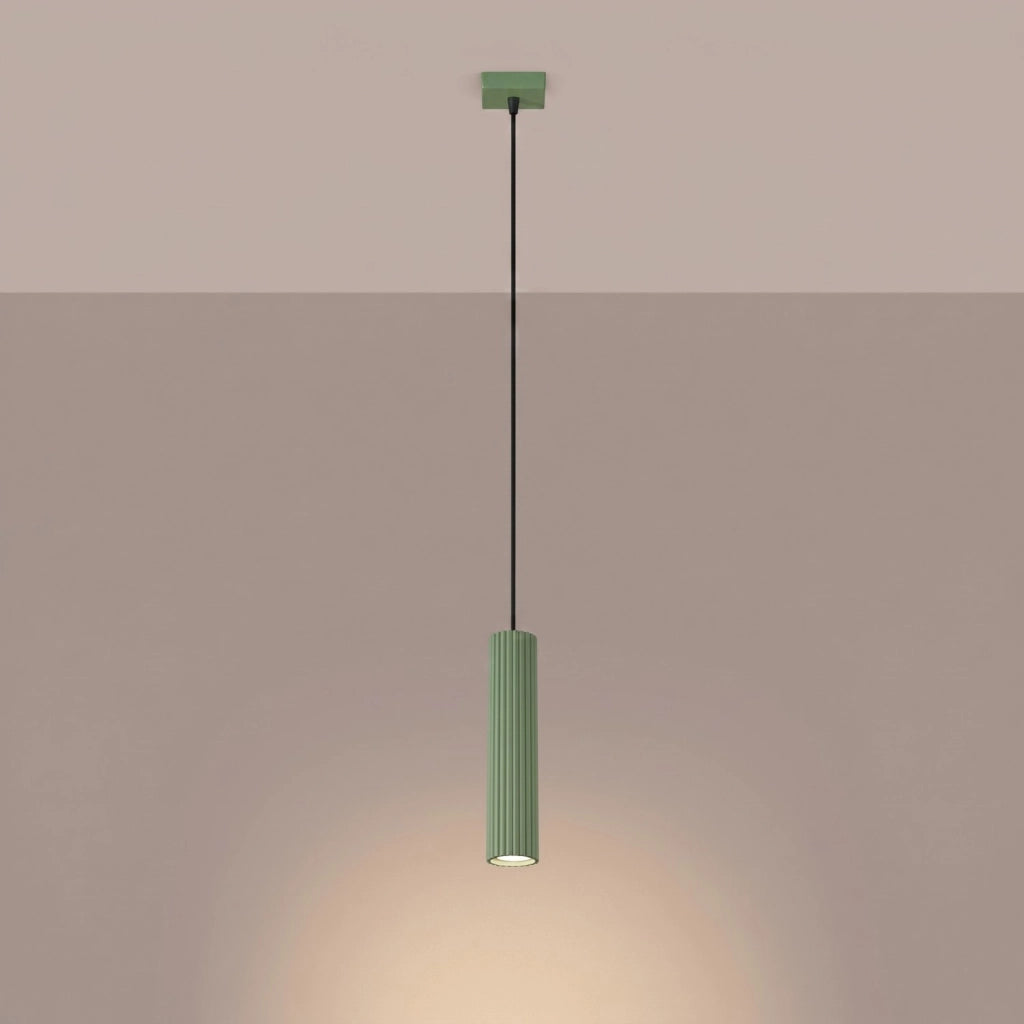 Lampada a sospensione KARBON 1 salvia