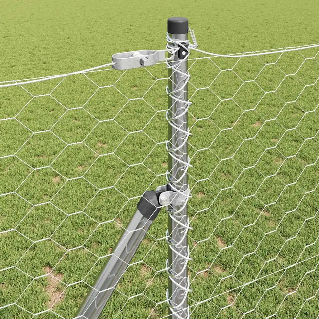 Palo della recinzione Argento 50 x 1,4 m (maglia da 50 mm)