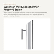 Elegante Waterkan in Acciaio Inossidabile 2L - Waterkan con Coperchio - Protezione dal Gelo - Maniglia Ergonomica - Servizio di Stile - Adatto per Casa e Ristoranti - Pitcher